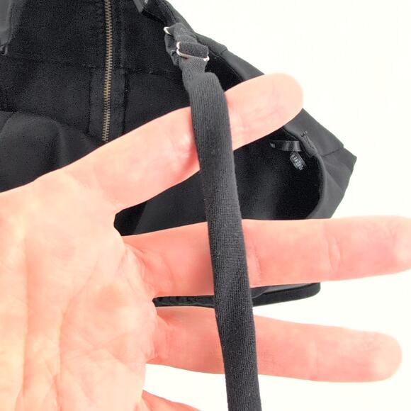 Forever 21 Milkmaid Corset Mesh Bodice Full Zip Back Women's Medium Black - Picture 5 of 10